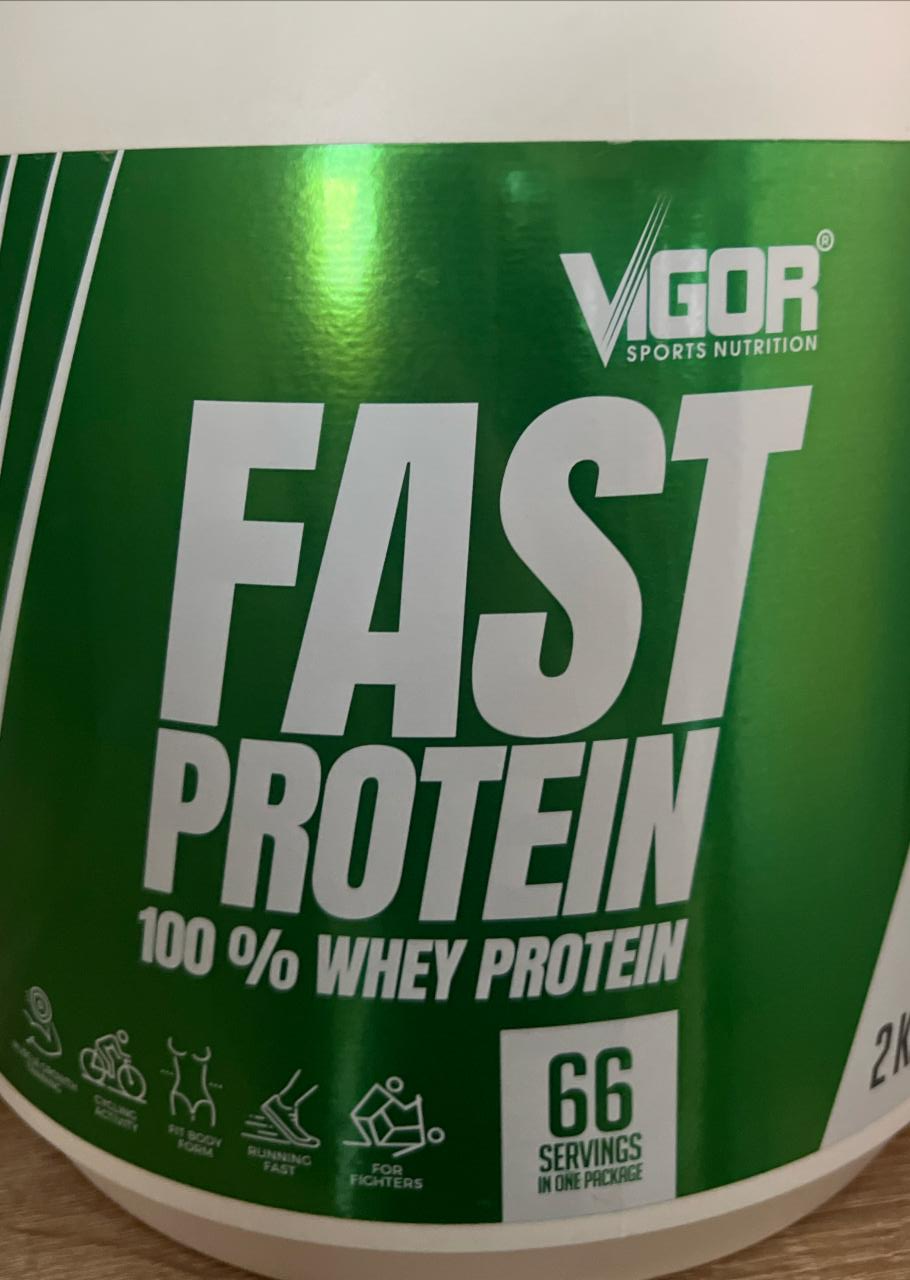 Fotografie - Fast protein 100% whey protein vanilla Vigor Sports Nutrition