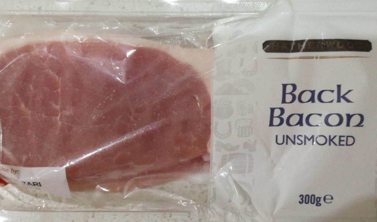 Fotografie - Back bacon unsmoked Hatherwood
