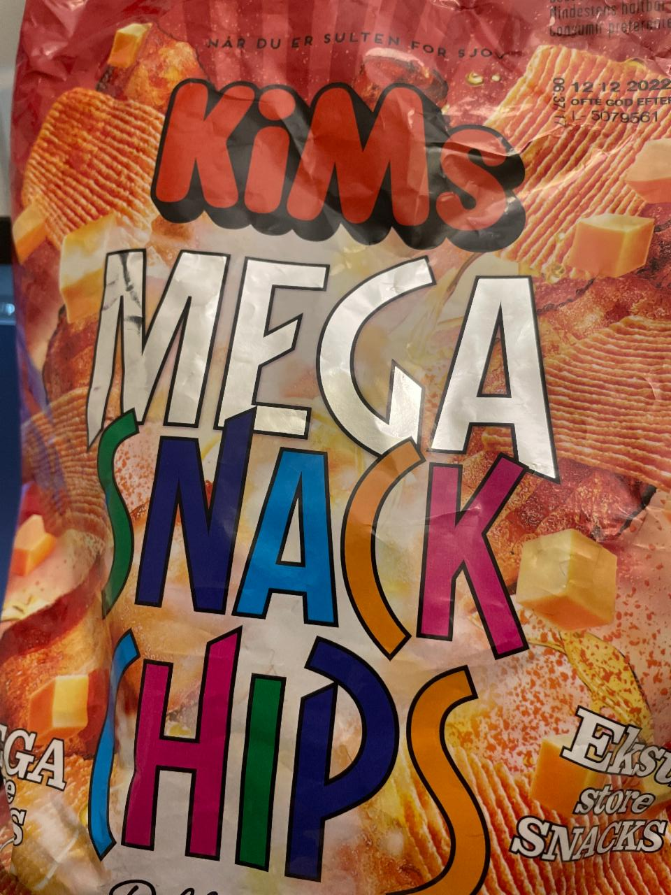 Fotografie - Mega Snack Chips Cheddar + Bacon KiMs
