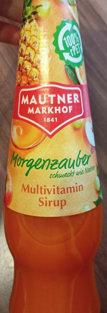 Fotografie - Morgenzauber Multivitamin Sirup Mautner Markhof