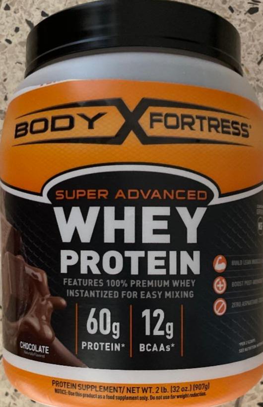 Fotografie - body fortress whey protein chocolate