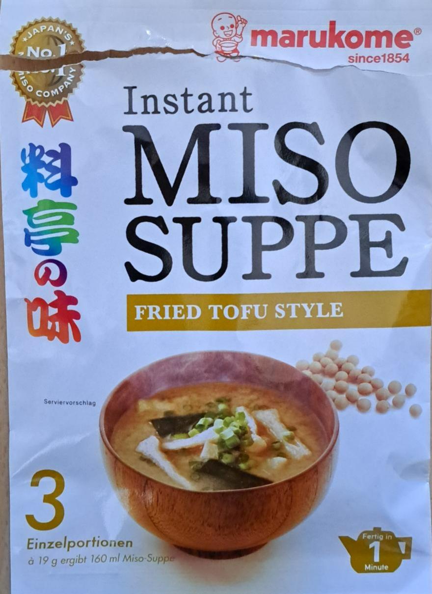Fotografie - Instant Miso suppe fried tofu style Marukome