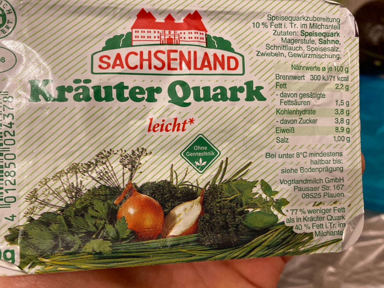 Fotografie - Kräuter quark leicht Sachsenland