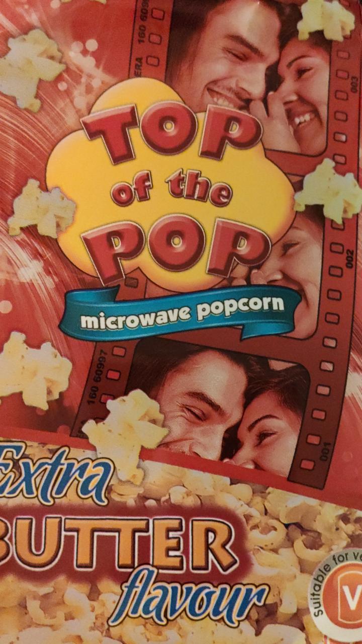 Fotografie - Microwave Popcorn Extra Butter flavour Top of the Pop