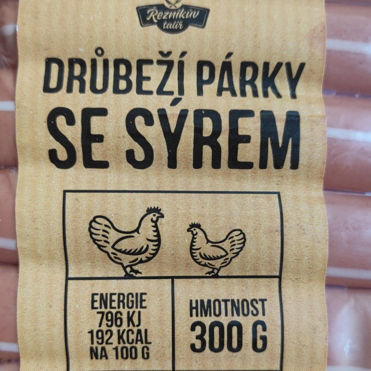 Fotografie - Drůbeží párky se sýrem Řezníkův talíř