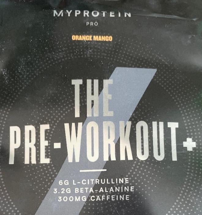 Fotografie - The Pre-workout+ MyProtein
