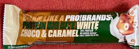 Fotografie - Protein big bite White choco & Caramel Pro!brands