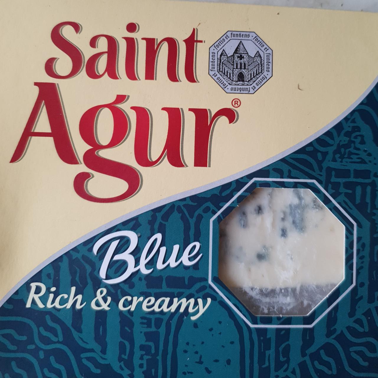 Fotografie - Blue rich & creamy cheese Saint Agur