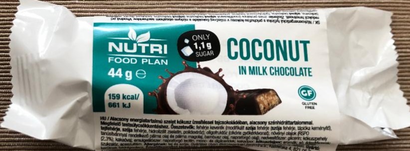 Fotografie - Coconut in Milk Chocolate NutriFood
