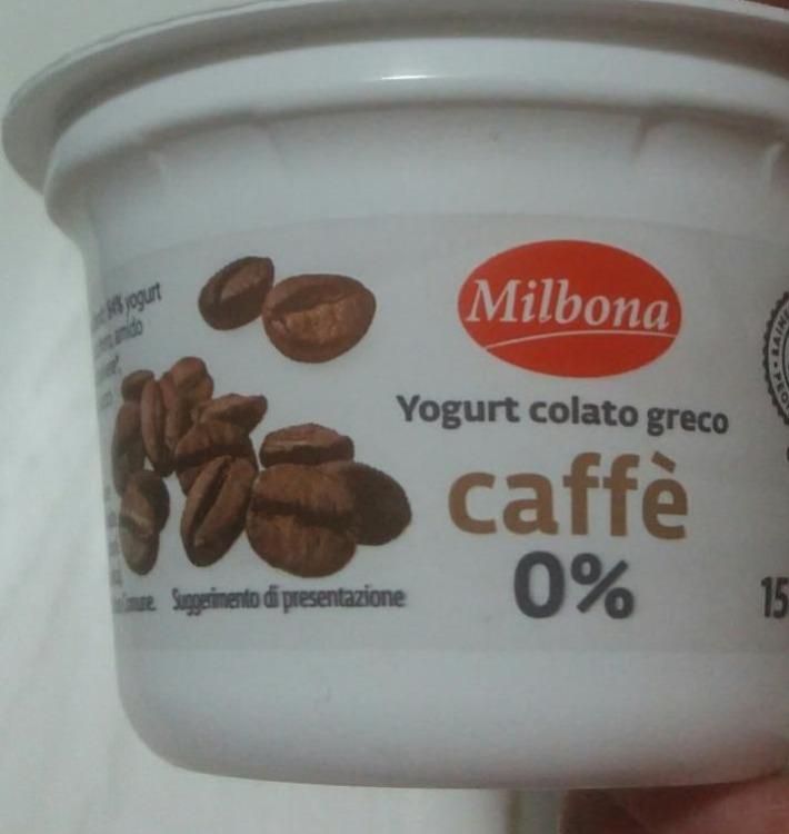 Fotografie - yogurt greco caffè Milbona