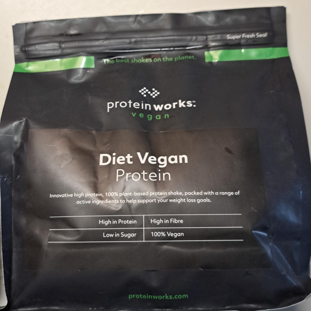 Fotografie - Diet Vegan Protein Vanilla Protein Works Vegan