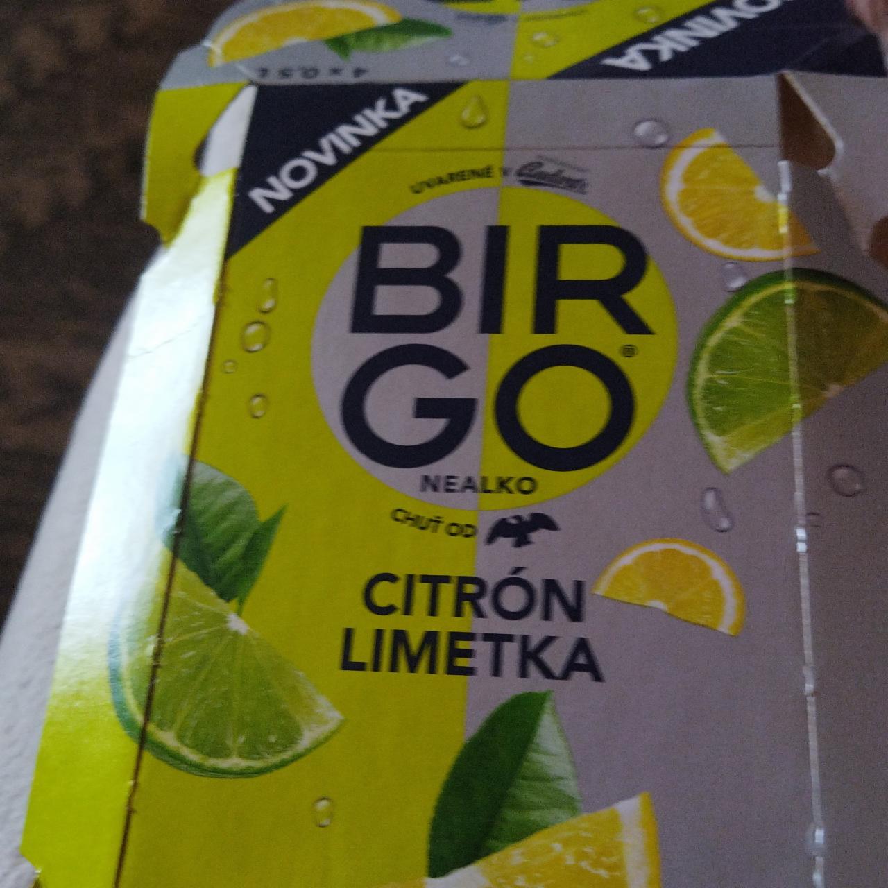 Fotografie - BirGo pivo nealkoholické citrón-limetka