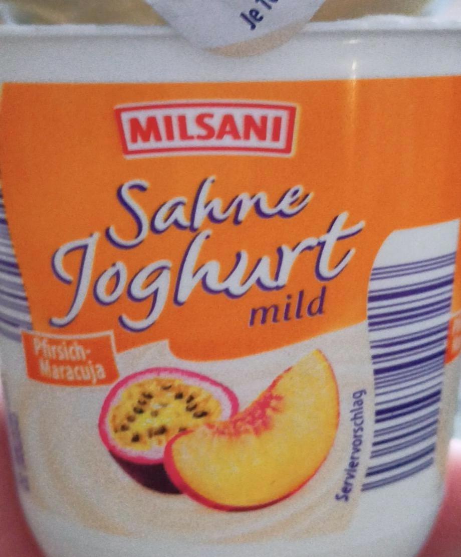 Fotografie - Sahne Joghurt mild Pfirsich Maracuja Milsani