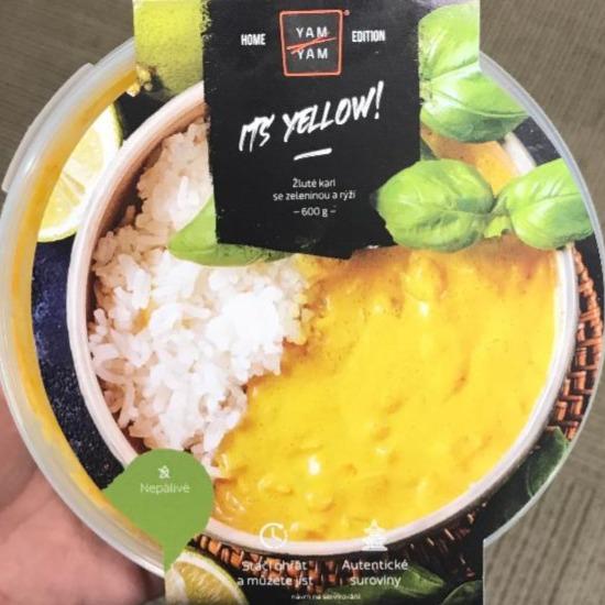 Fotografie - It's Yellow! Žluté kari se zeleninou a rýží Yam Yam