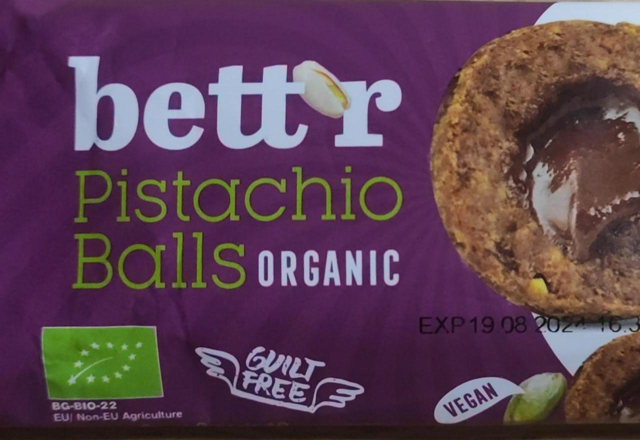 Fotografie - Pistachio Balls organic Bett’r