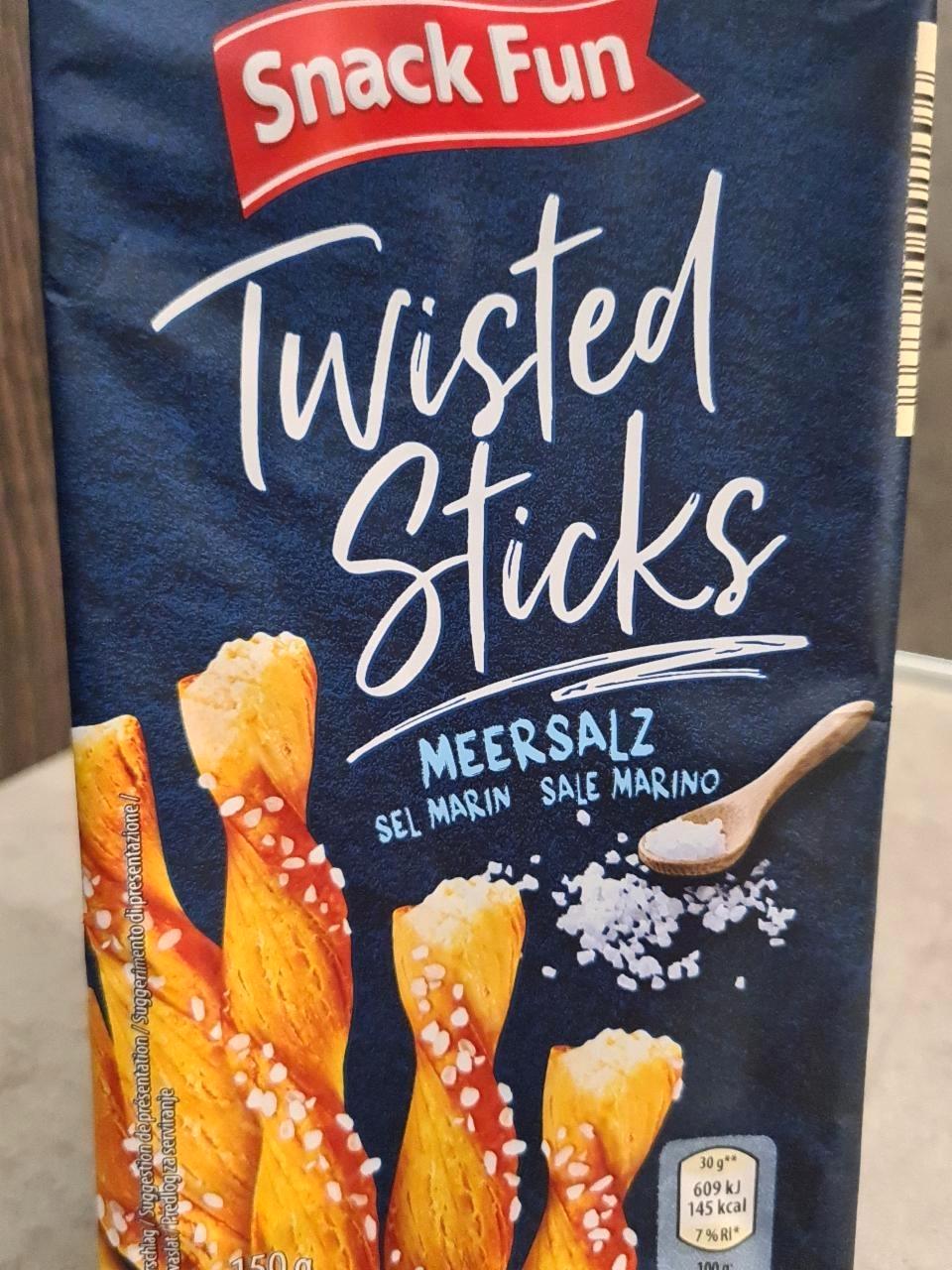 Fotografie - Twisted Sticks Meersalz Snack Fun