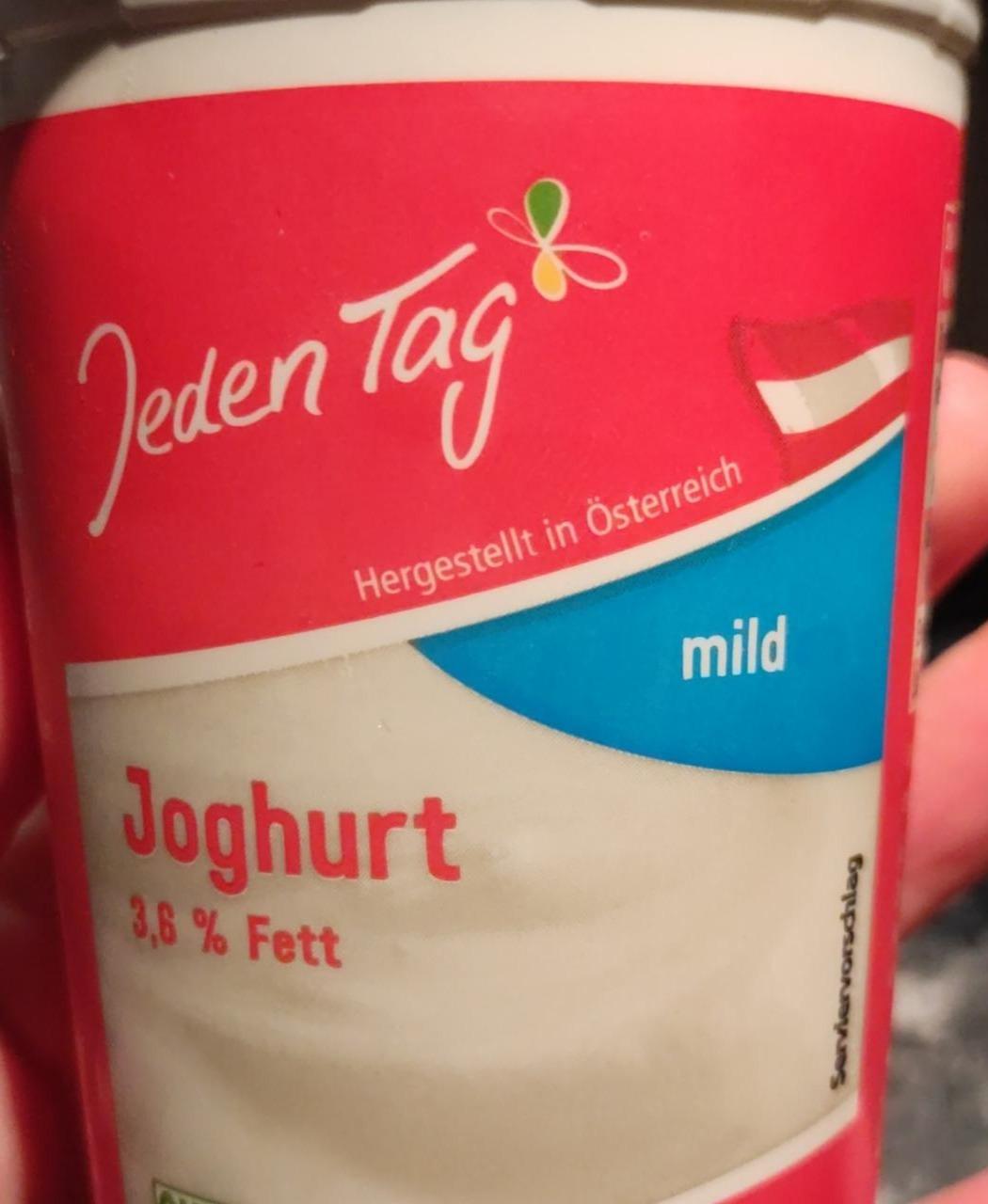 Fotografie - Joghurt 3,6% Fett mild Jeden Tag