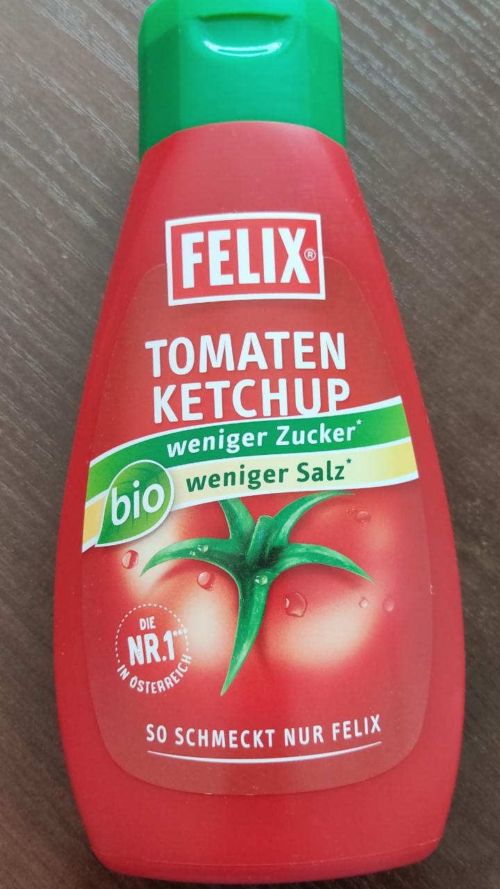 Fotografie - Bio Tomaten Ketchup weniger Salz weniger Zucker Felix