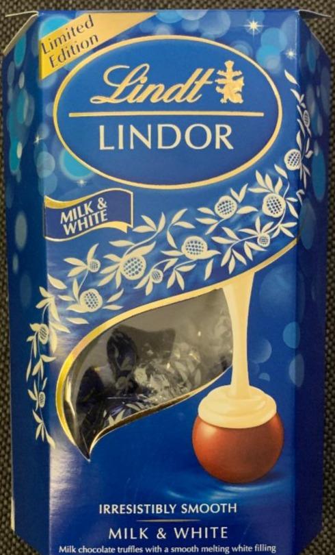 Fotografie - Lindor milk & white (limited edition) Lindt