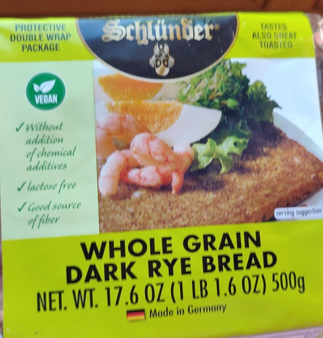 Fotografie - Whole grain dark rye bread Schlünder
