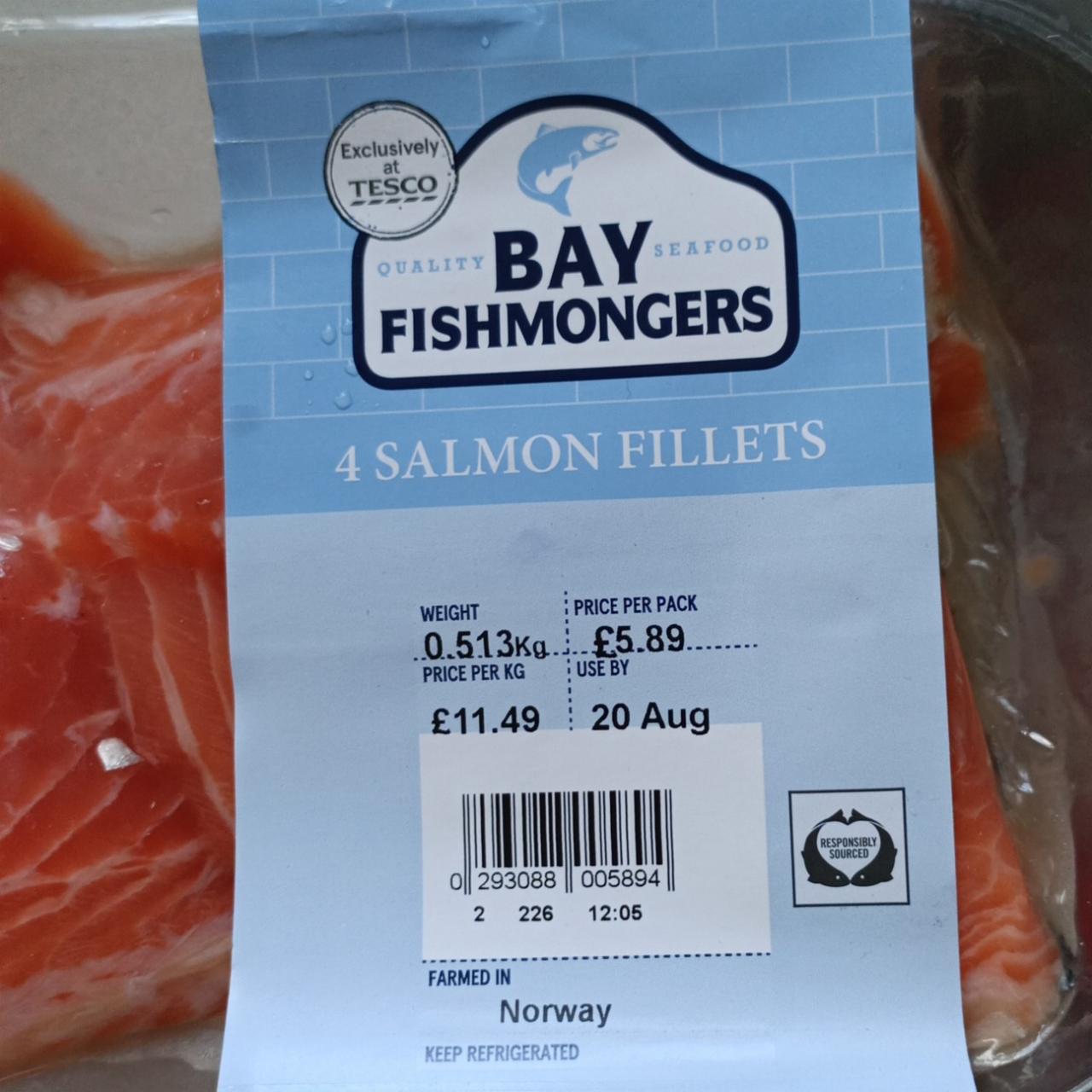 Fotografie - Salmon fillets Bay Fishmongers