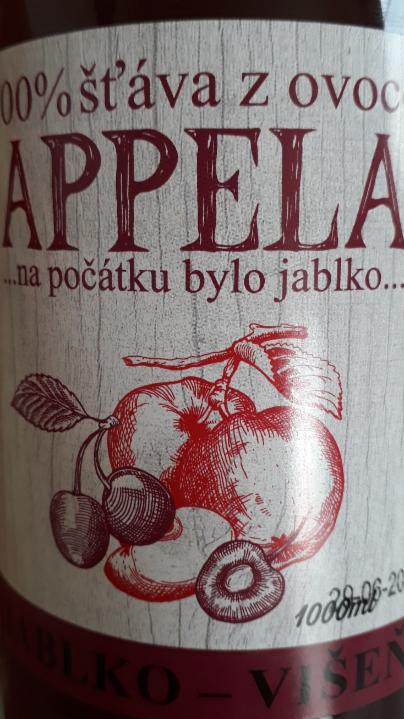 Fotografie - Appela 100 % šťáva z ovoce jablko višeň