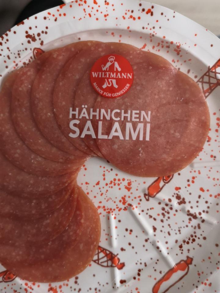 Fotografie - hähnchen salami mit pflanzenfett