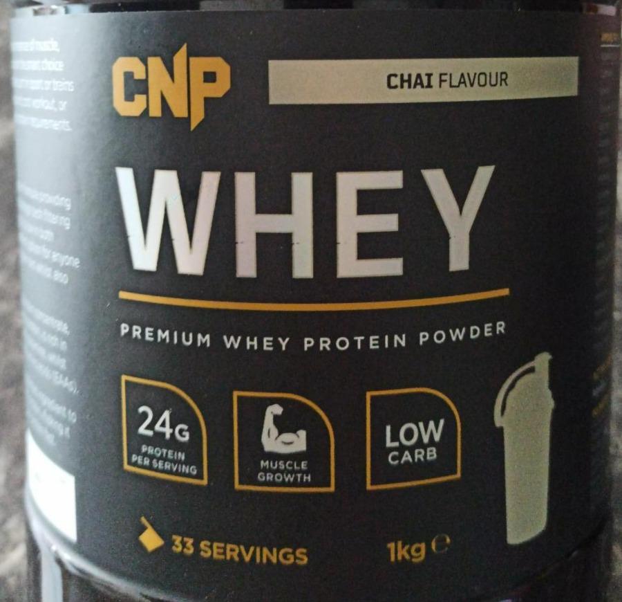 Fotografie - Whey Protein powder Chai flavour CNP