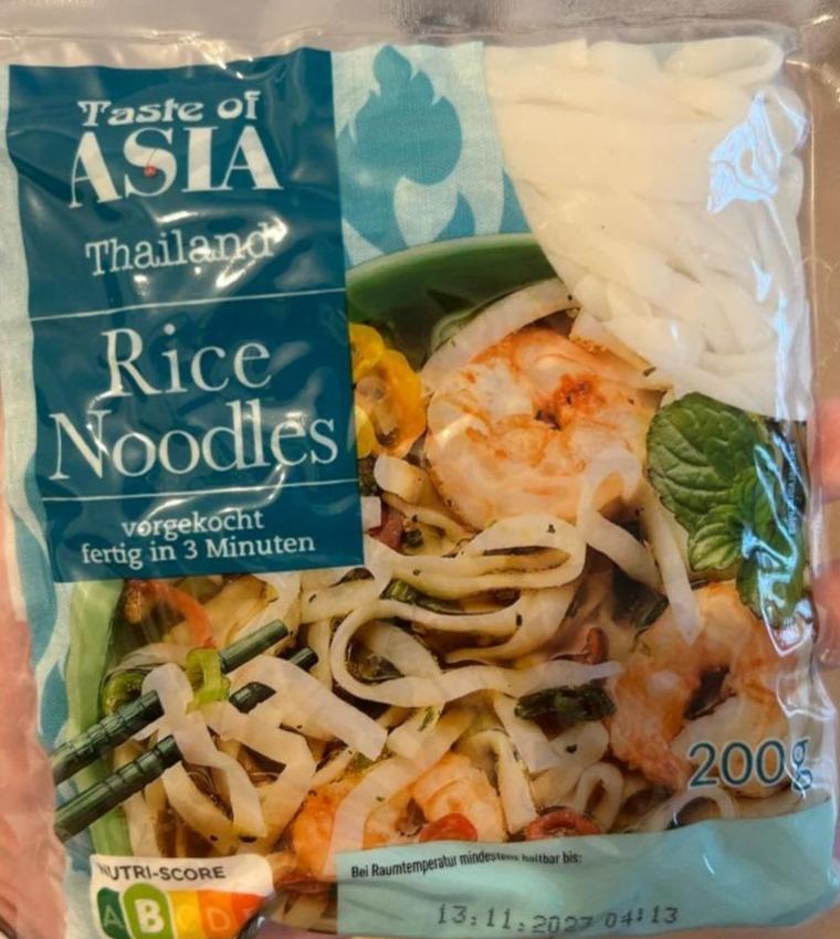 Fotografie - Thailand Rice Noodles Taste of Asia
