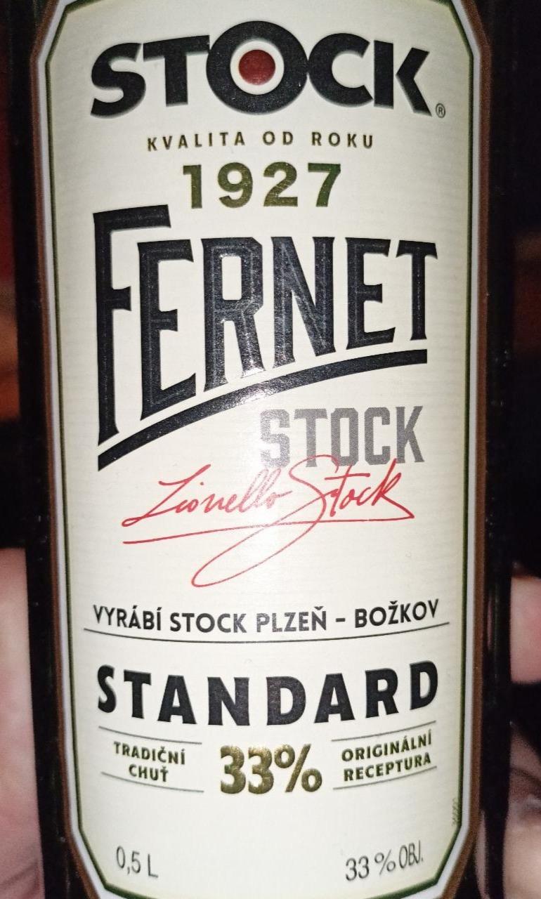 Fotografie - Fernet Stock Standard 33%