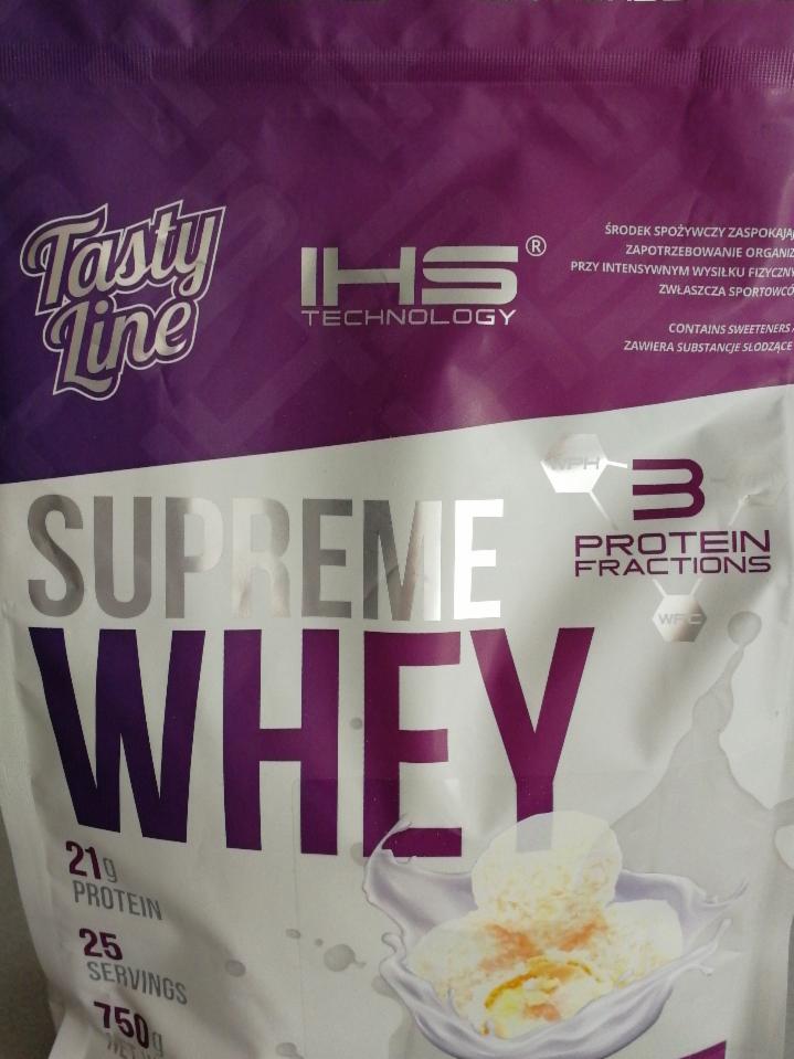 Fotografie - Supreme Whey Protein Rafaelo flavour IHS technology