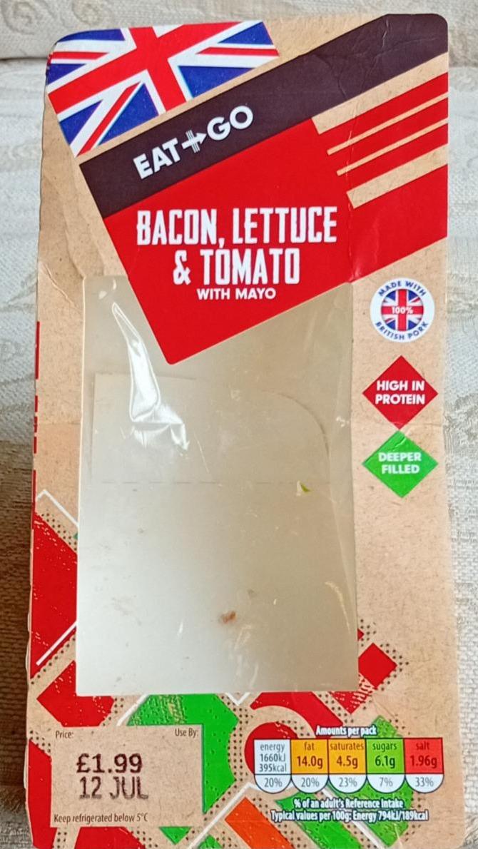 Fotografie - Bacon, Lettuce & Tomato with Mayo Eat & Go