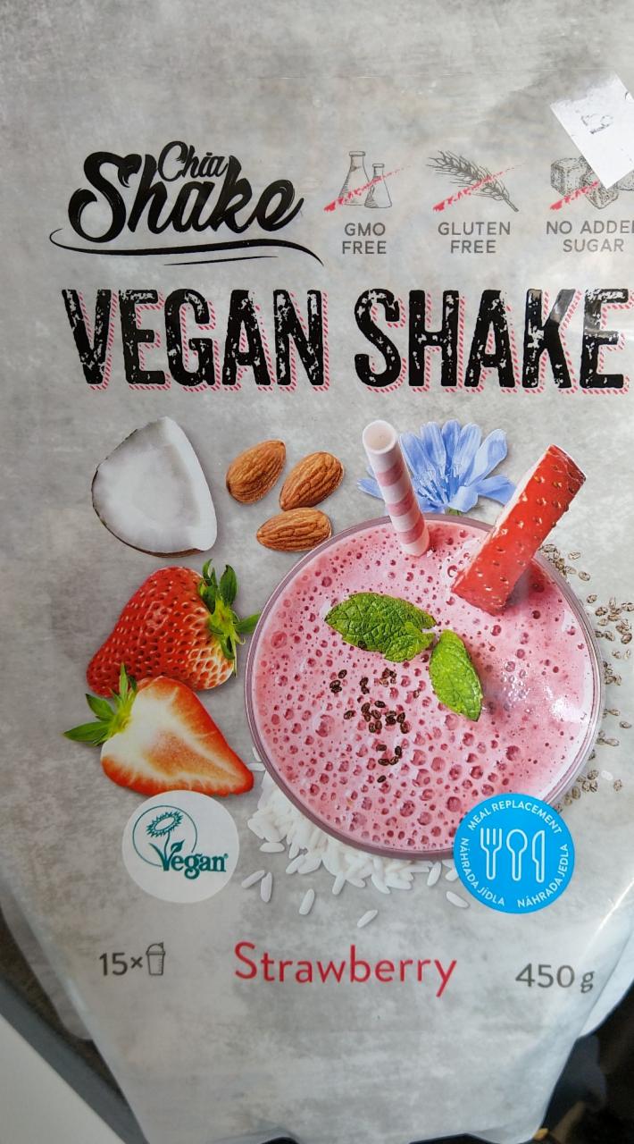 Fotografie - Vegan shake strawberry ChiaShake