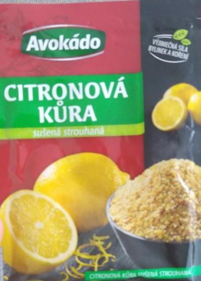 Fotografie - Citronová kůra sušená strouhaná Avokádo