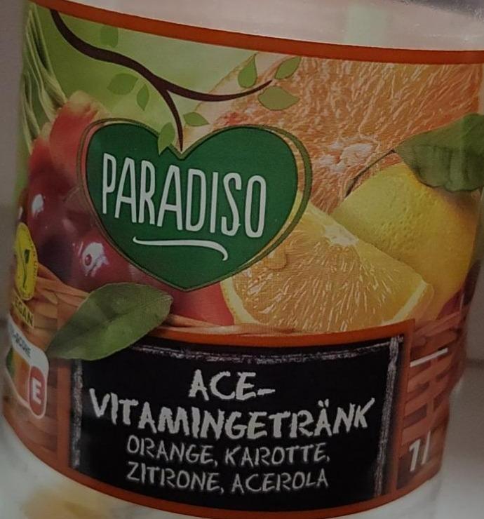 Fotografie - Ace-Vitamingetränk Orange, Karotte, Zitrone, Acerola Paradiso