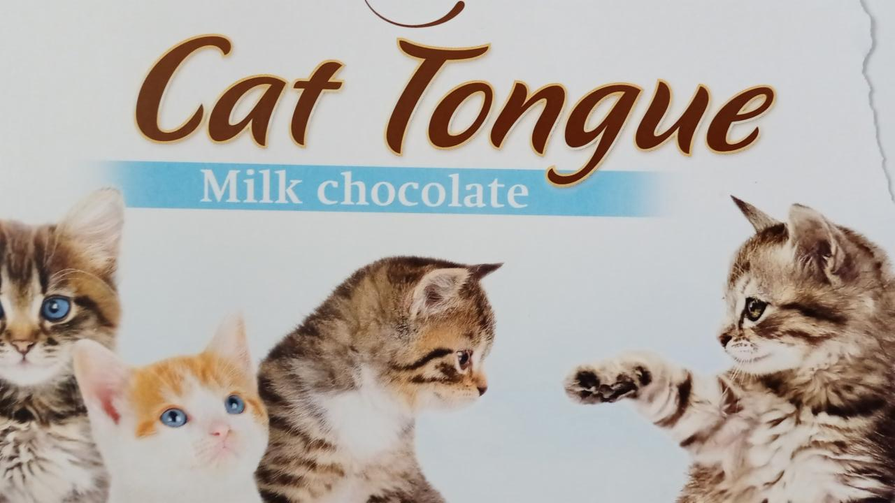 Fotografie - Cat Tongue Milk chocolate