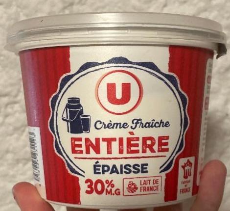 Fotografie - Crème fraîche entière épaisse 30% m.g. U