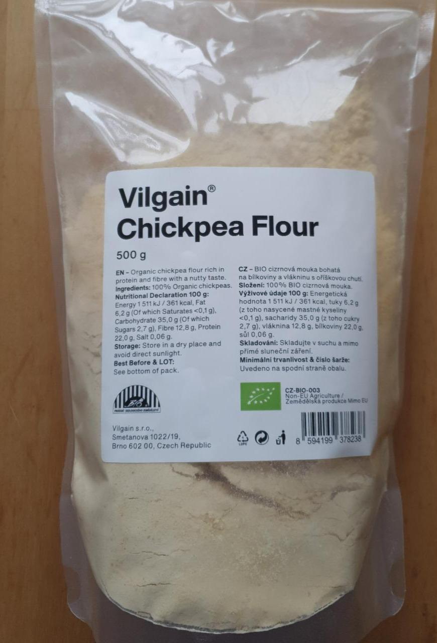 Fotografie - Bio Chickpea flour cizrnová mouka Vilgain