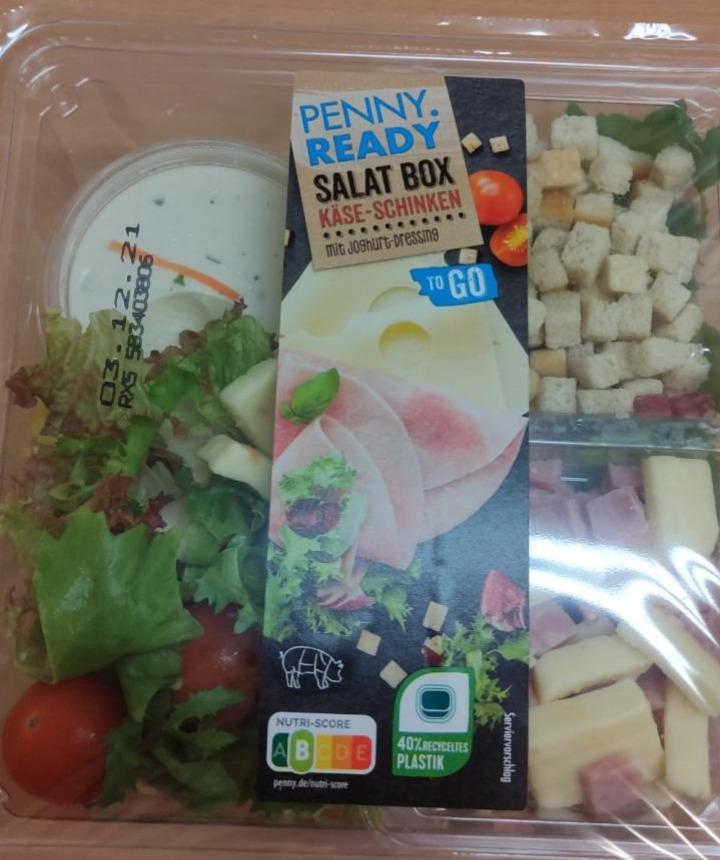 Fotografie - Salat box Käse-Schinken Penny ready