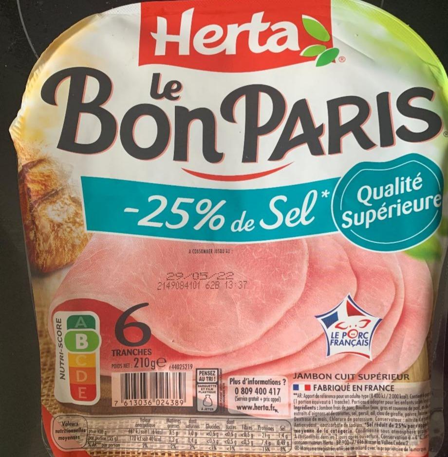 Fotografie - Le Bon Paris 25% de sel Herta