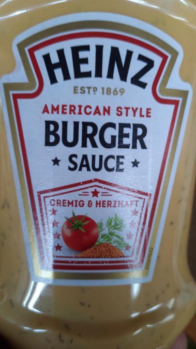 Fotografie - American Style Burger Sauce Heinz