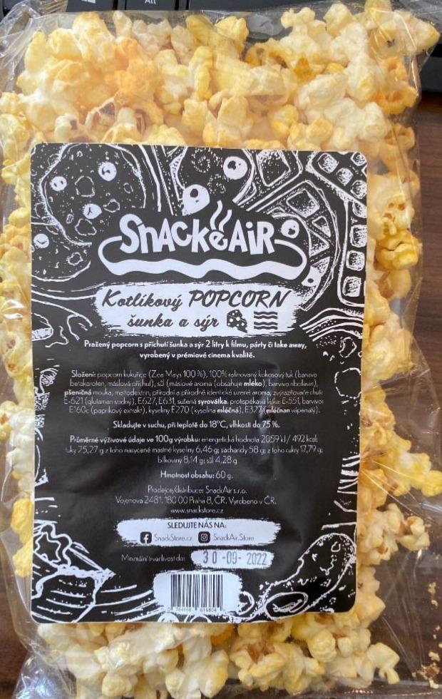 Fotografie - Kotlíkový popcorn šunka a sýr
