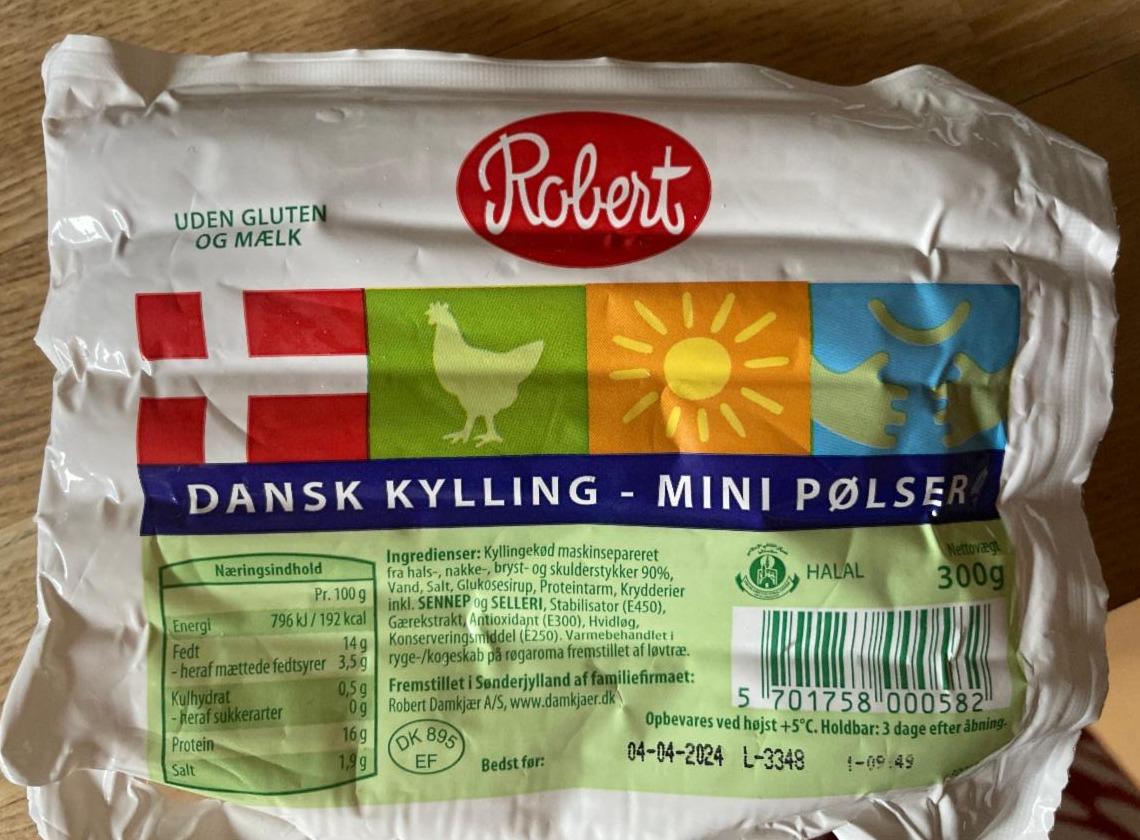 Fotografie - Dansk Kylling - Mini Pølser Robert