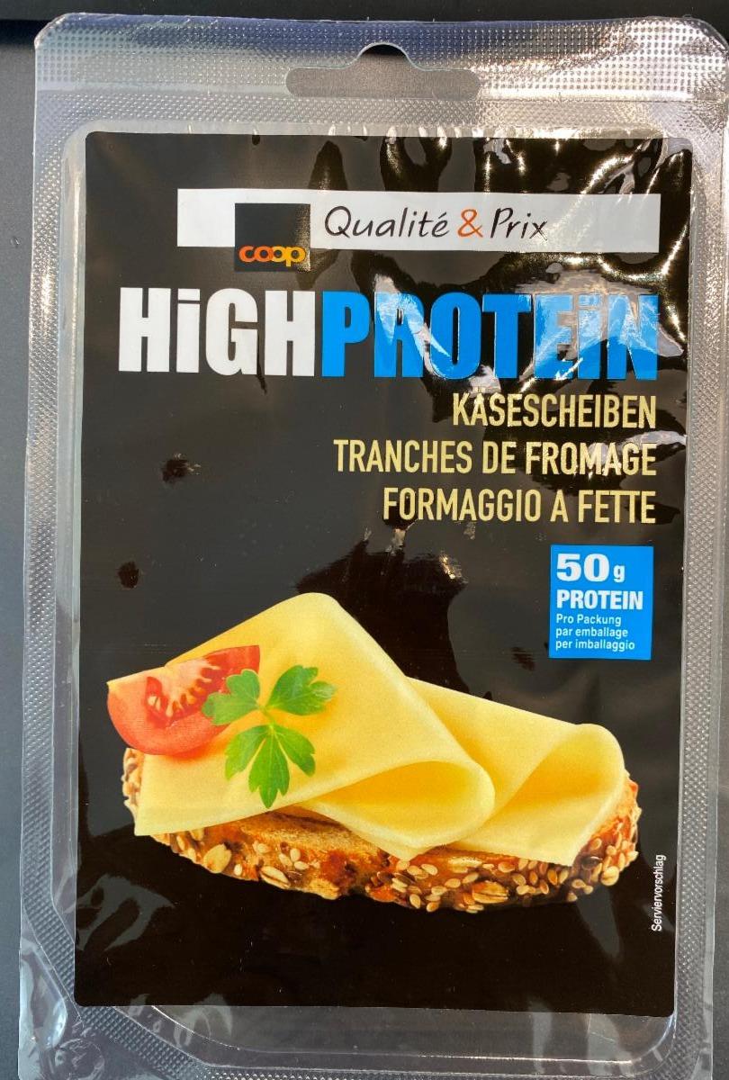 Fotografie - High Protein Käsescheiben Coop Qualité & Prix