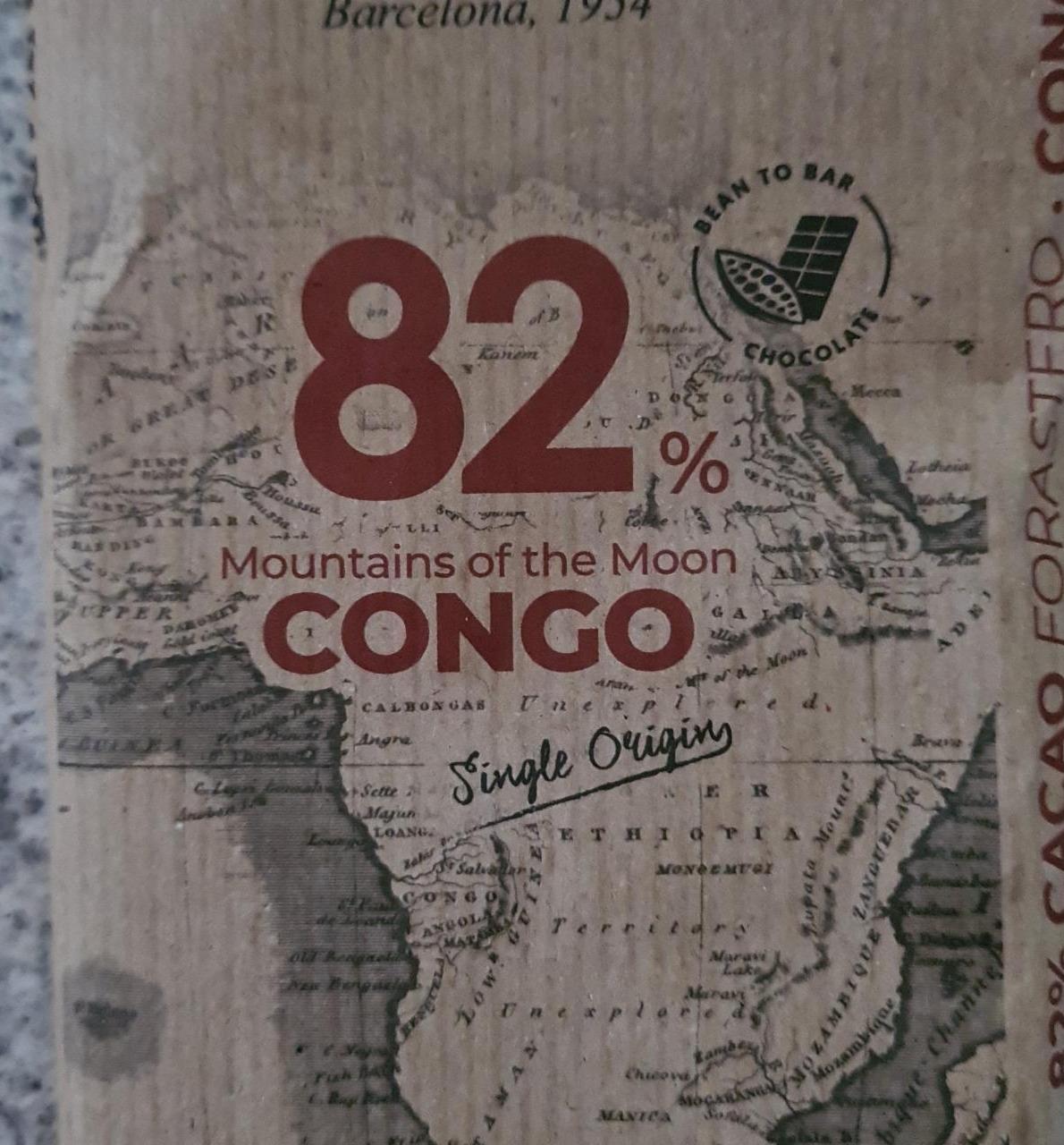 Fotografie - Organic Congo dark chocolate 82% Blanxart