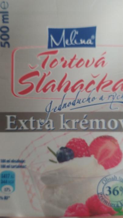 Fotografie - Tortová Šľahačka Extra krémová 36% Melina