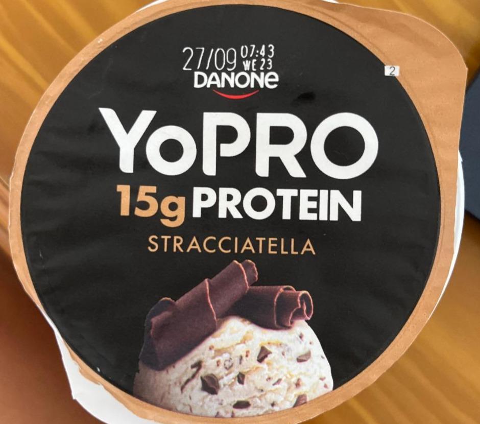 Fotografie - YoPro 15g protein stracciatella Danone
