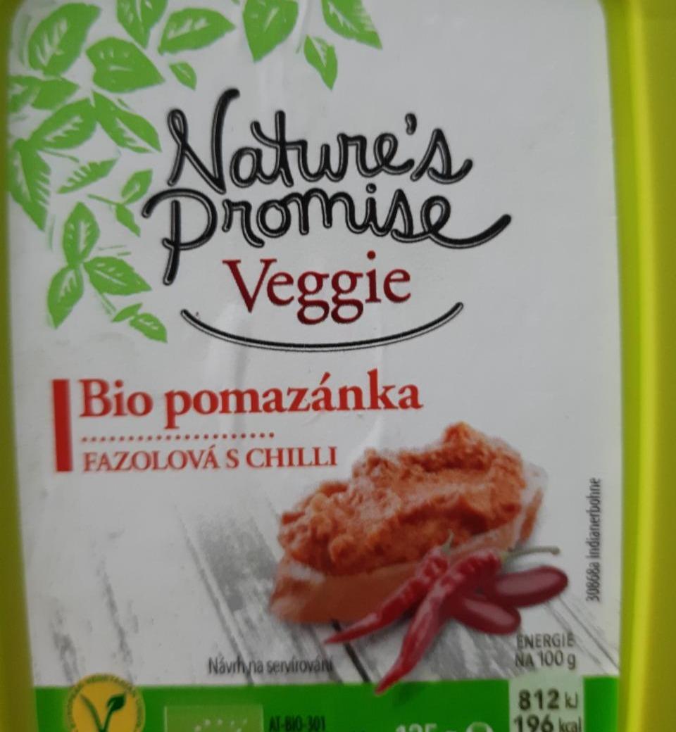 Fotografie - Veggie Bio Pomazánka Fazolová s chilli BIO Natures Promise