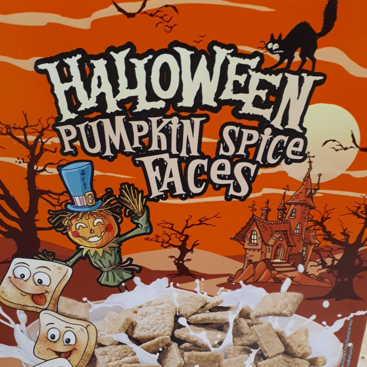 Fotografie - Halloween pumpkin spice faces