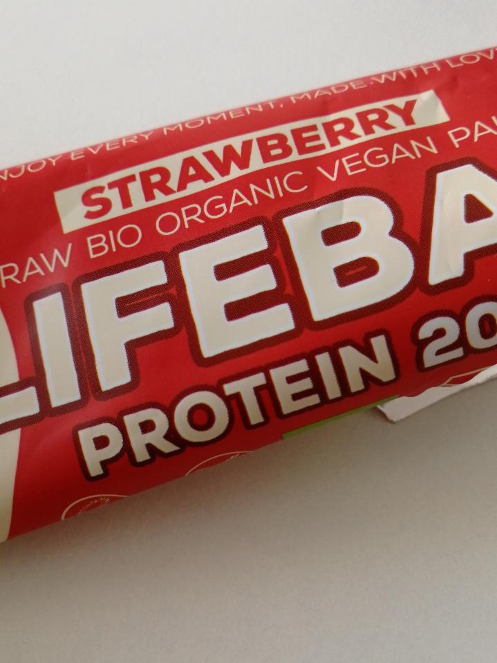 Fotografie - BIO Lifebar Protein Strawberry - Lifefood